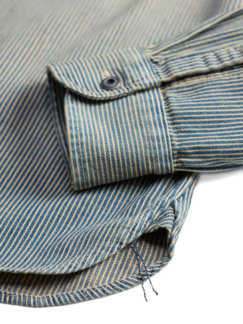Ralph Lauren RRL Gestreept overhemd Blauw