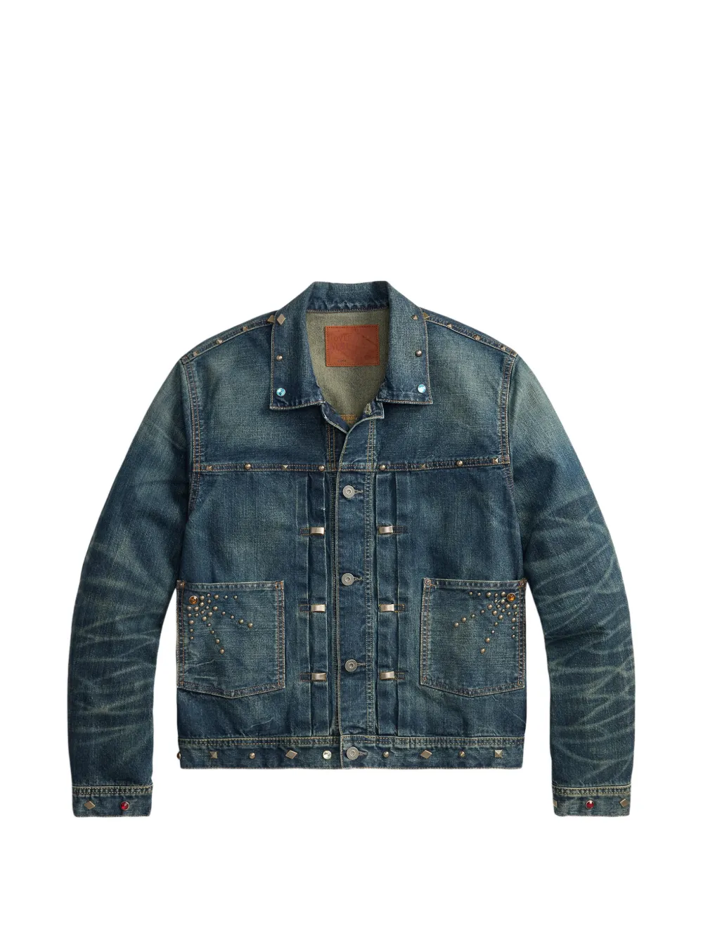 Ralph Lauren RRL Verzierte Jacke - Blau