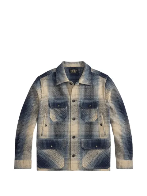 Ralph Lauren RRL camisa con motivo de cuadros y botones