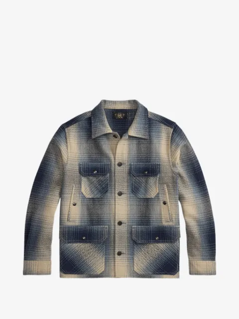 Ralph Lauren RRL chemise boutonnée en laine à carreaux