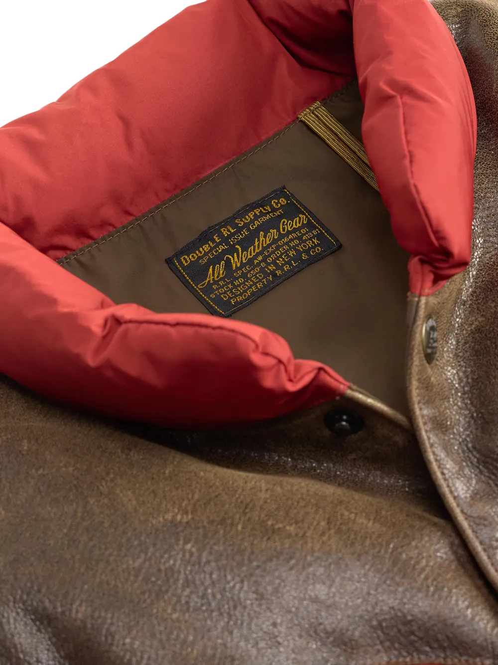 Ralph Lauren RRL Bodywarmer van imitatieleer Rood