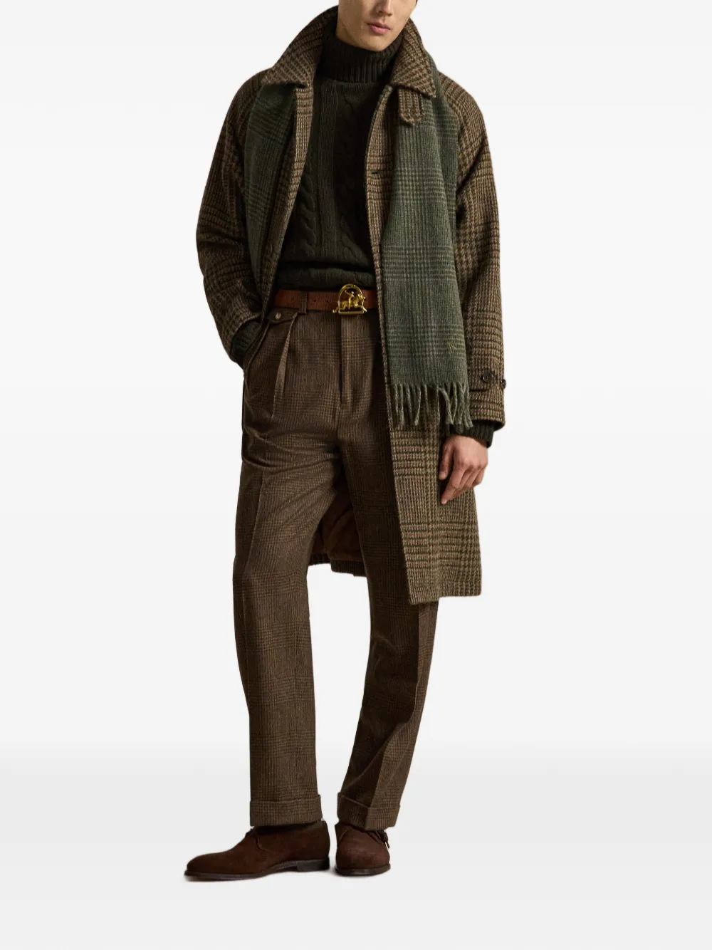 Polo Ralph Lauren Kabelgebreide coltrui Groen
