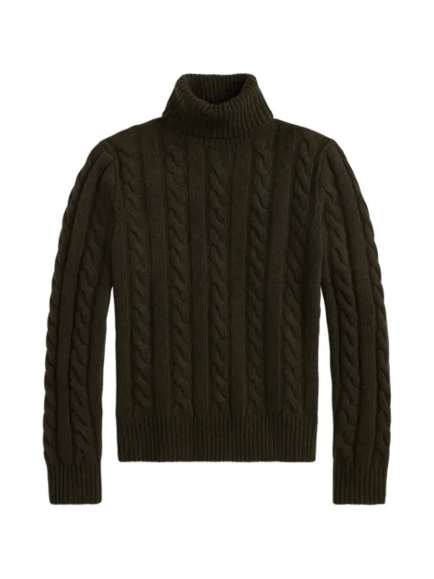 Polo Ralph Lauren cable-knit turtleneck sweater