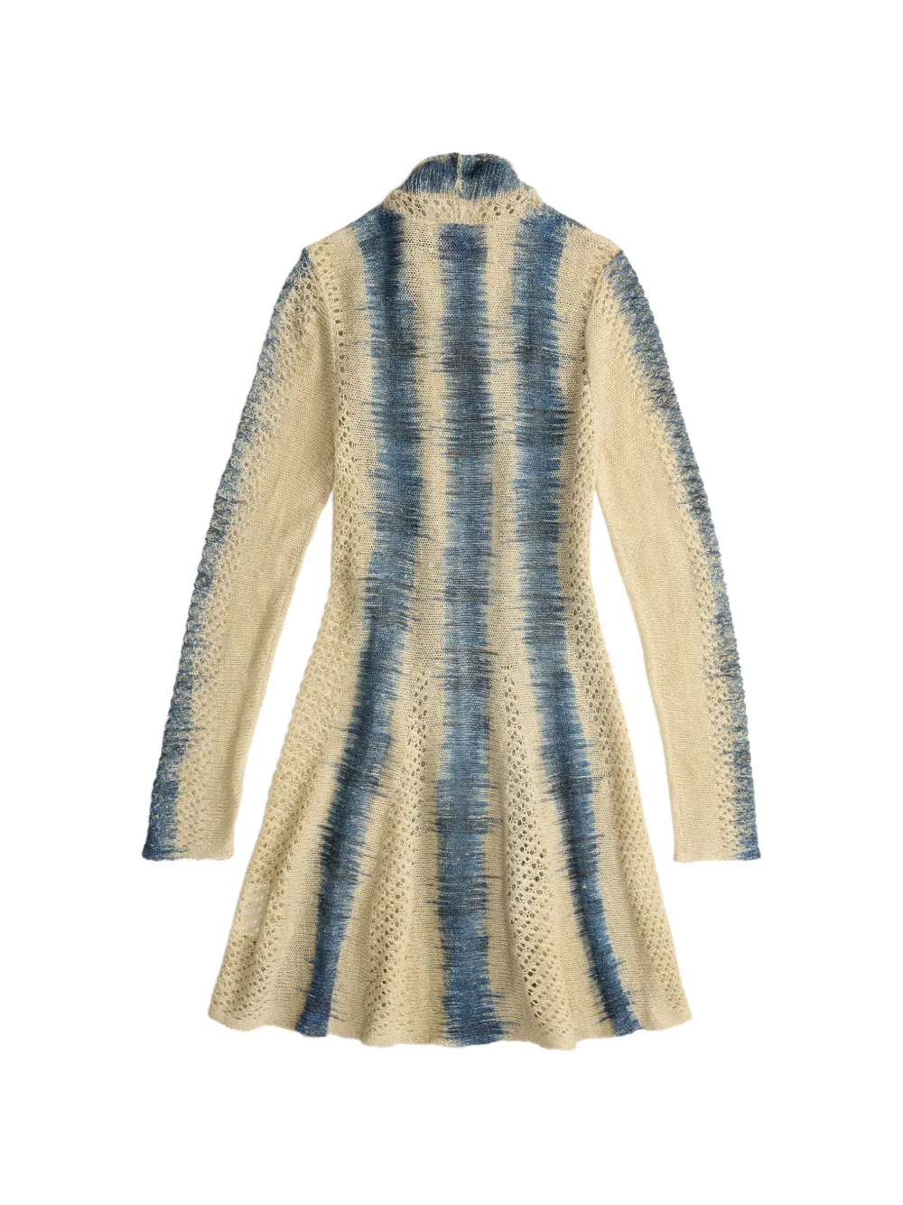 Ralph Lauren RRL Pointelle gebreid vest met space-dye print Beige