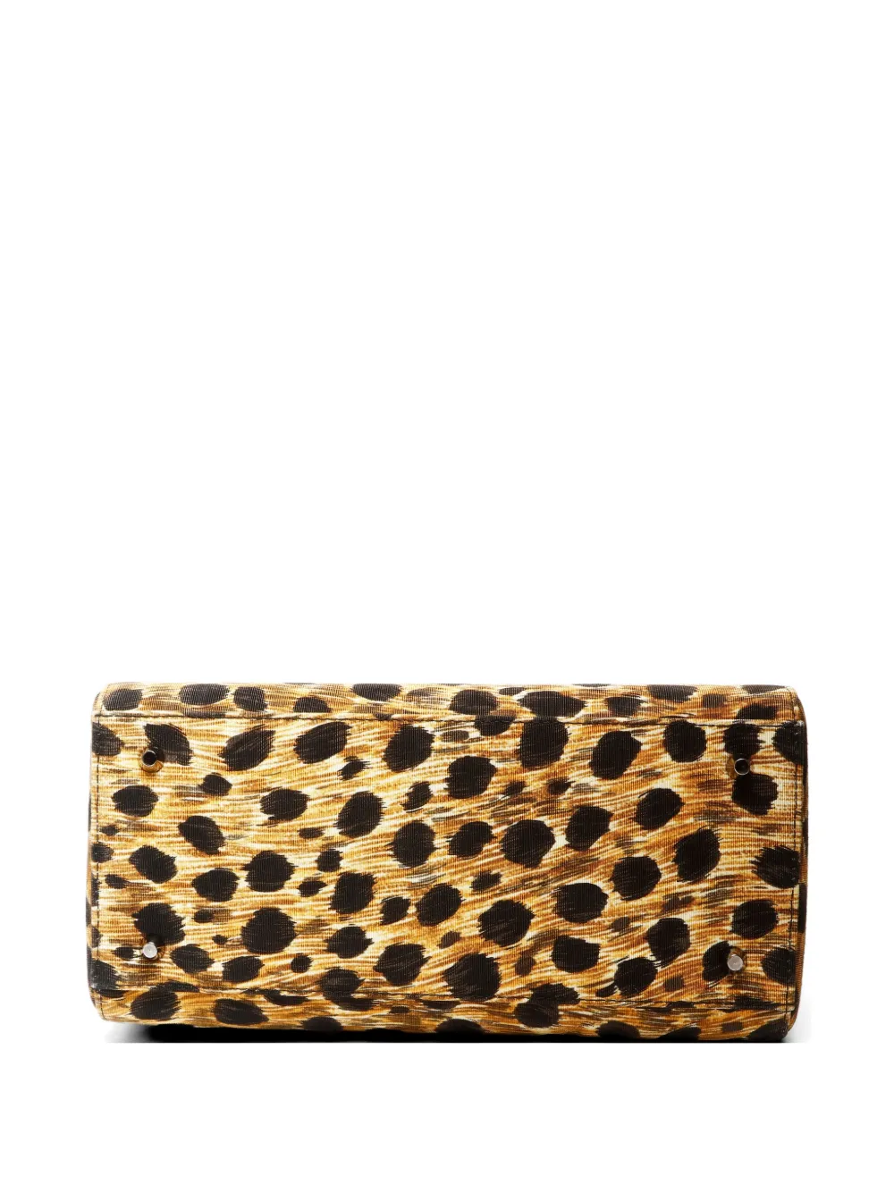 Christian Dior Pre-Owned 1999 Lady Dior leopard tote bag - Toni neutri