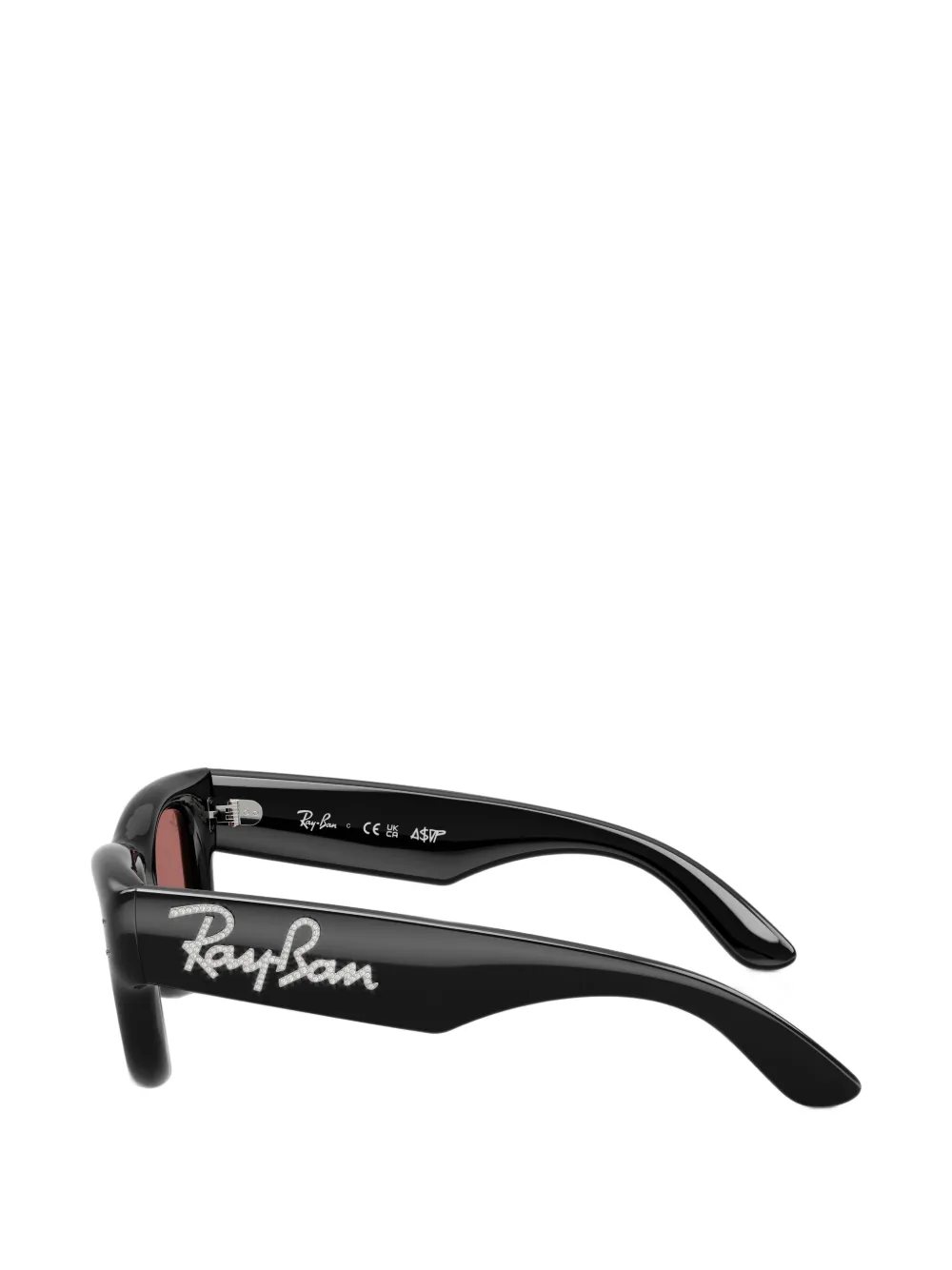 Ray-Ban Zonnebril met vierkant montuur Zwart