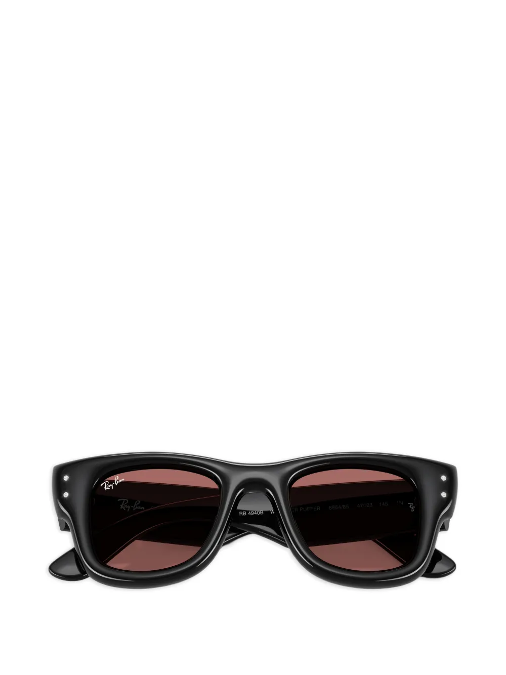 Ray-Ban Zonnebril met vierkant montuur Zwart