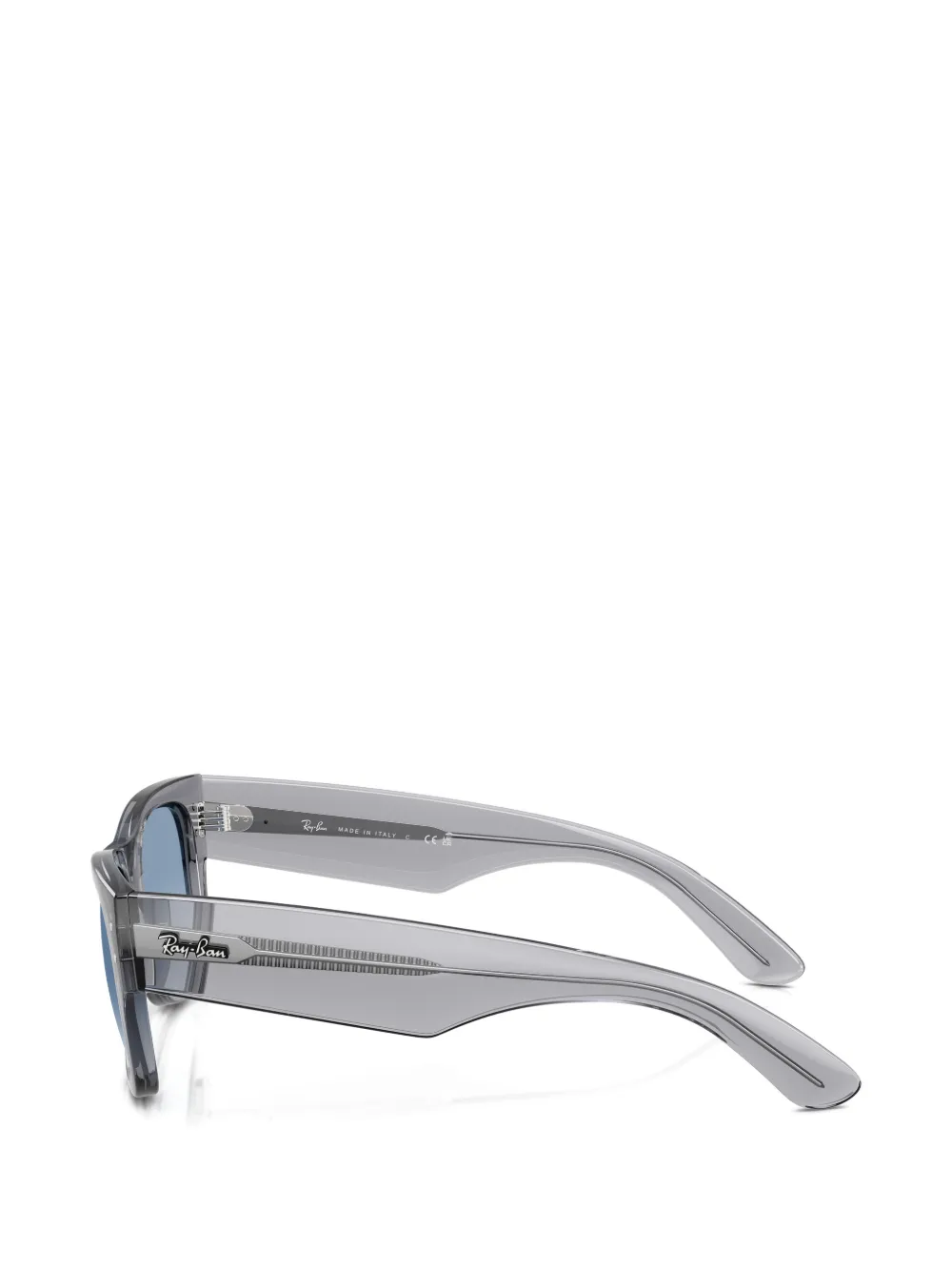 Ray-Ban Mega Wayfarer zonnebril met vierkant montuur Grijs