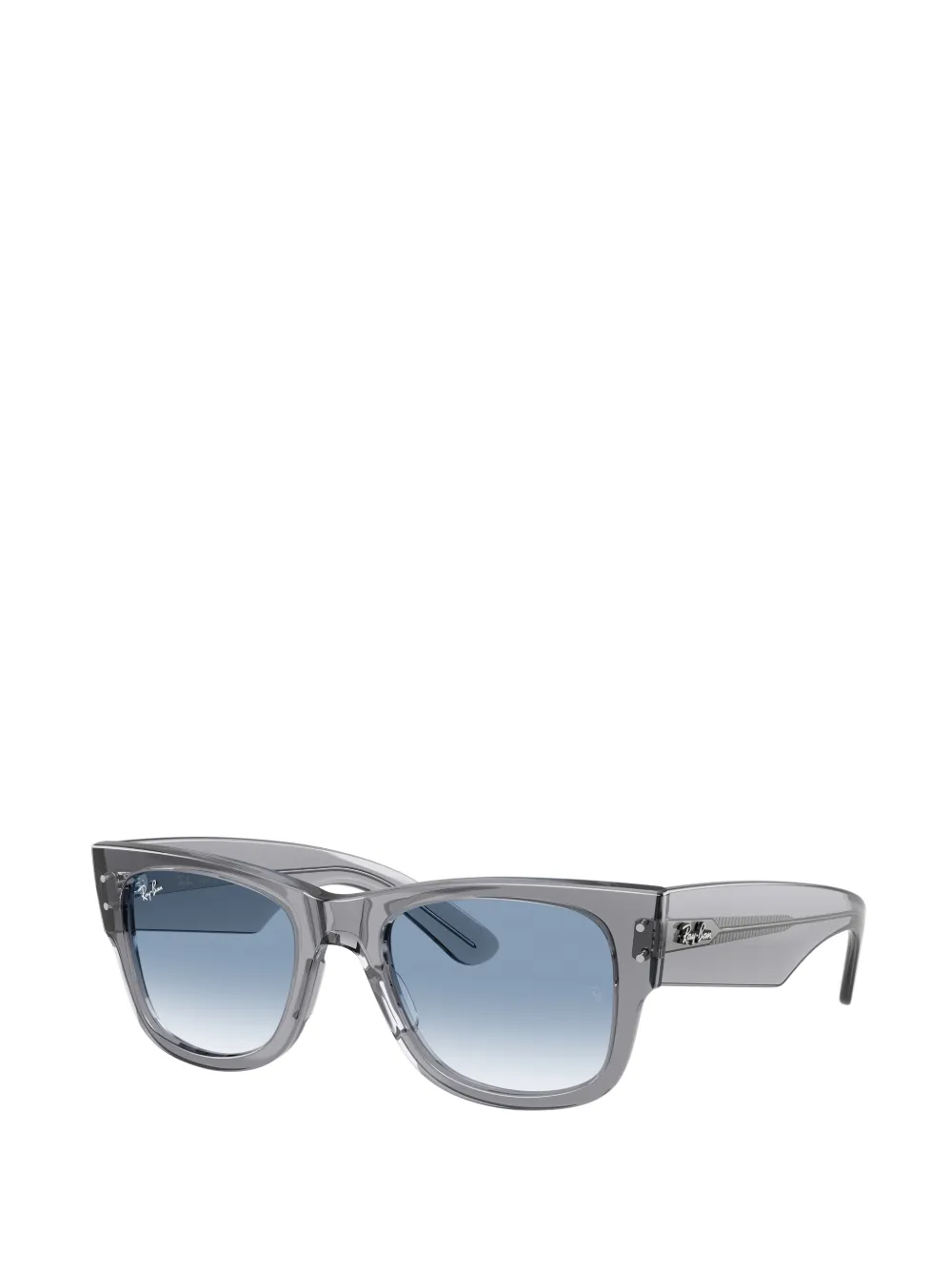 Ray-Ban Mega Wayfarer zonnebril met vierkant montuur Grijs