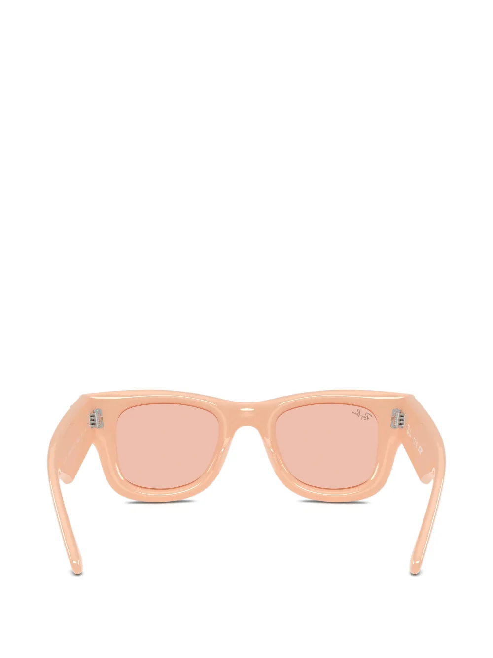Ray-Ban x Asap Rocky Wayfarer Puffer zonnebril met vierkant montuur Roze