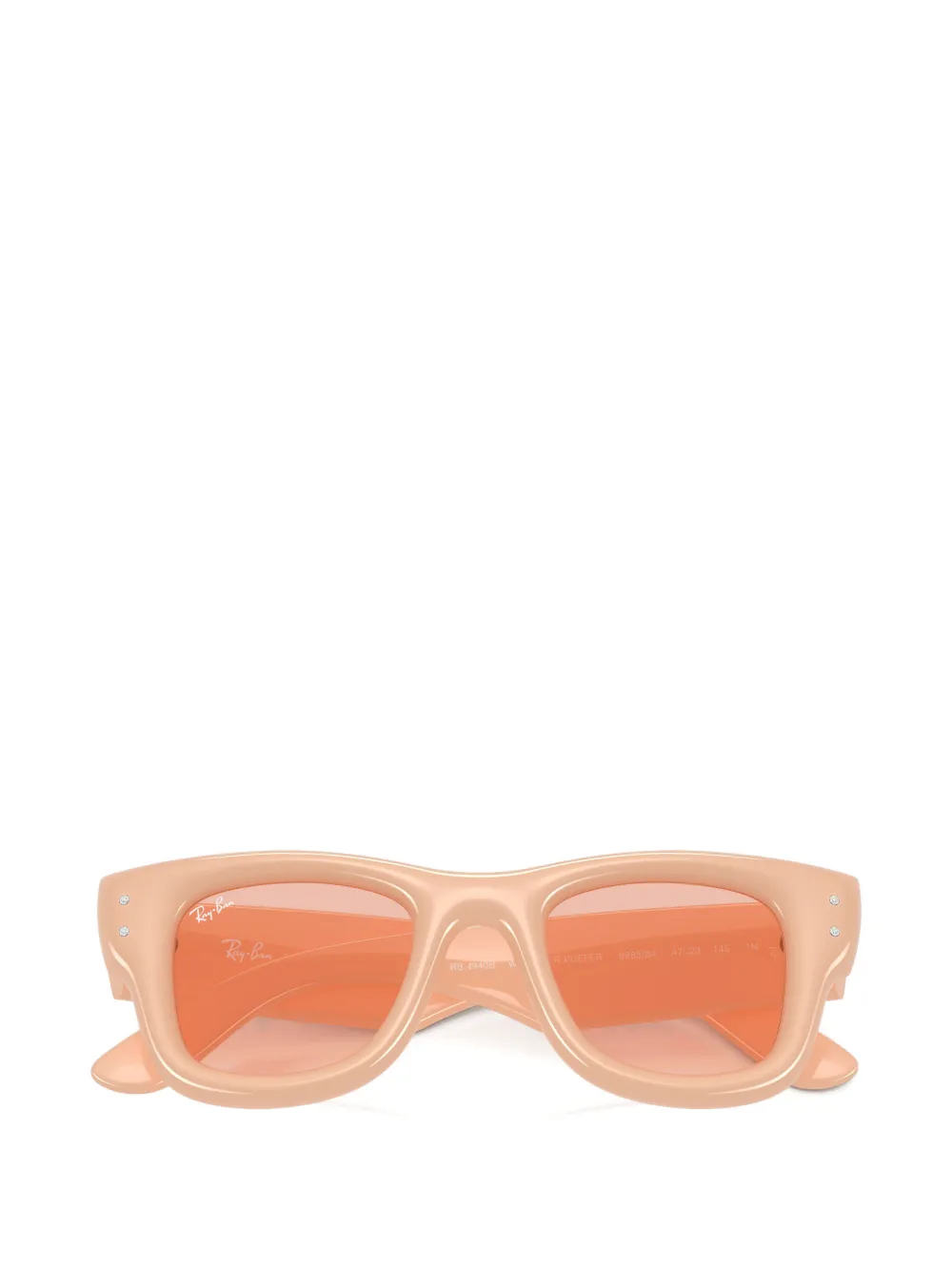 Ray-Ban x Asap Rocky Wayfarer Puffer zonnebril met vierkant montuur Roze