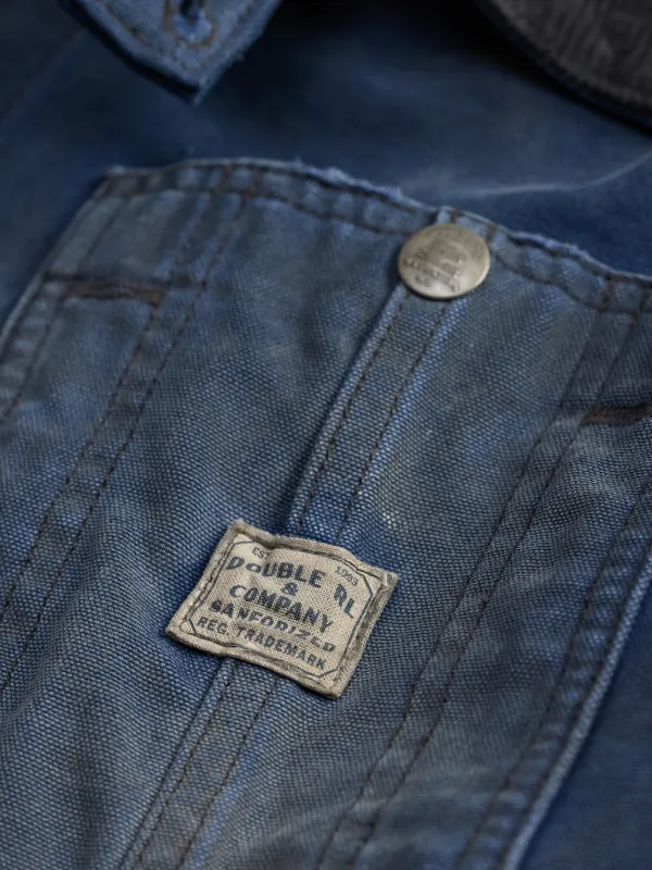 Ralph Lauren RRL corduroy-collar Jacket | Blue | FARFETCH