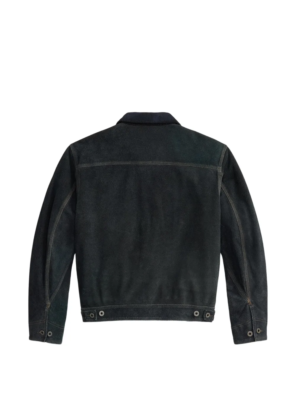 Ralph Lauren RRL Suède jack met rits Blauw