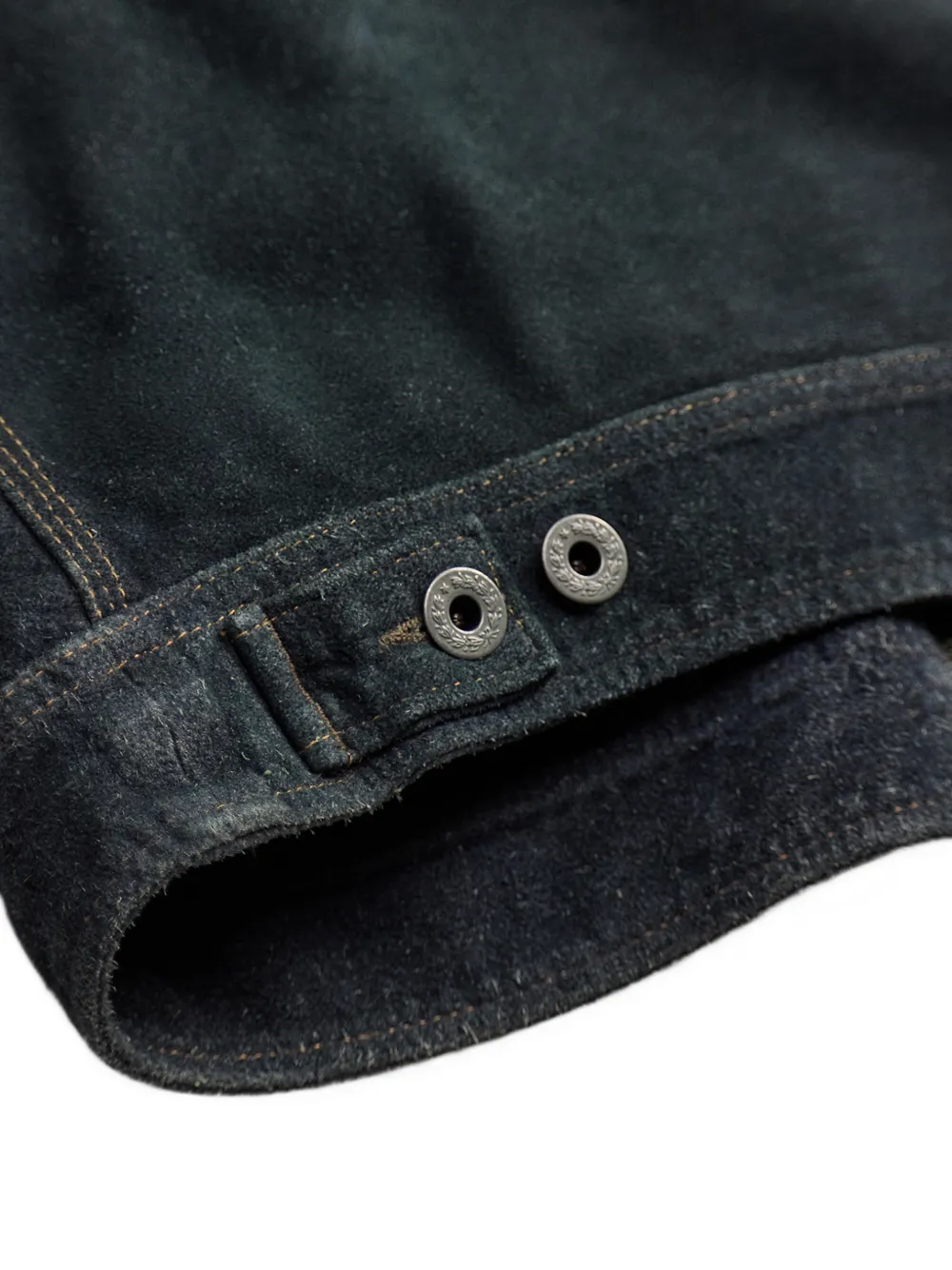Ralph Lauren RRL Suède jack met rits Blauw