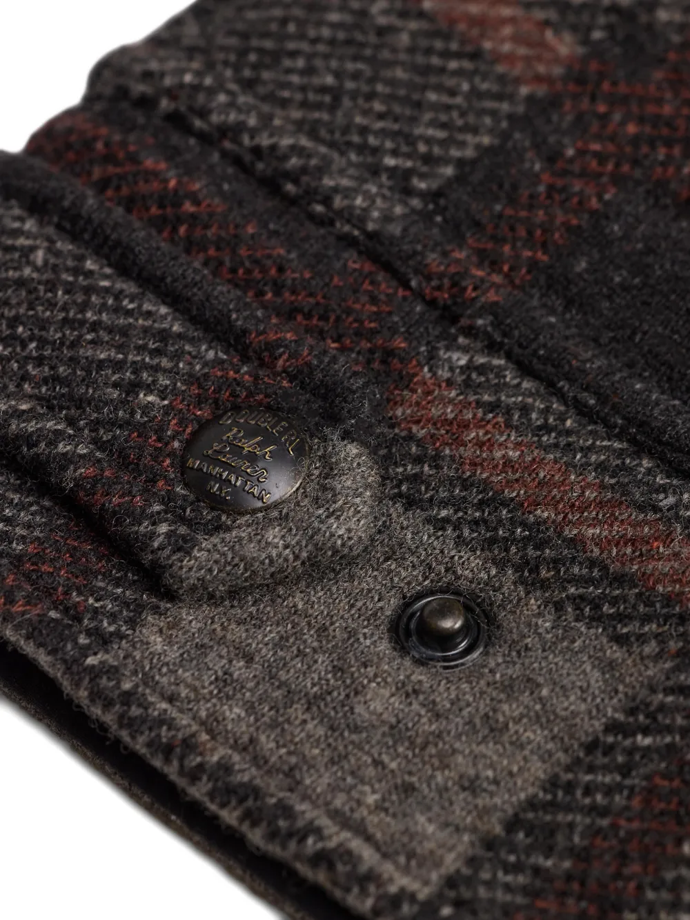 Ralph Lauren RRL Geruit shirtjack Zwart