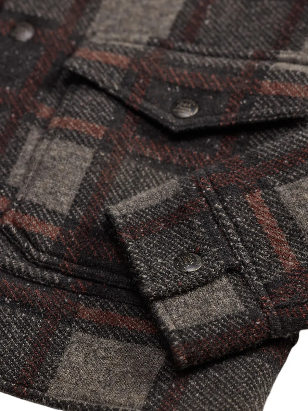 Ralph Lauren RRL Geruit shirtjack Zwart