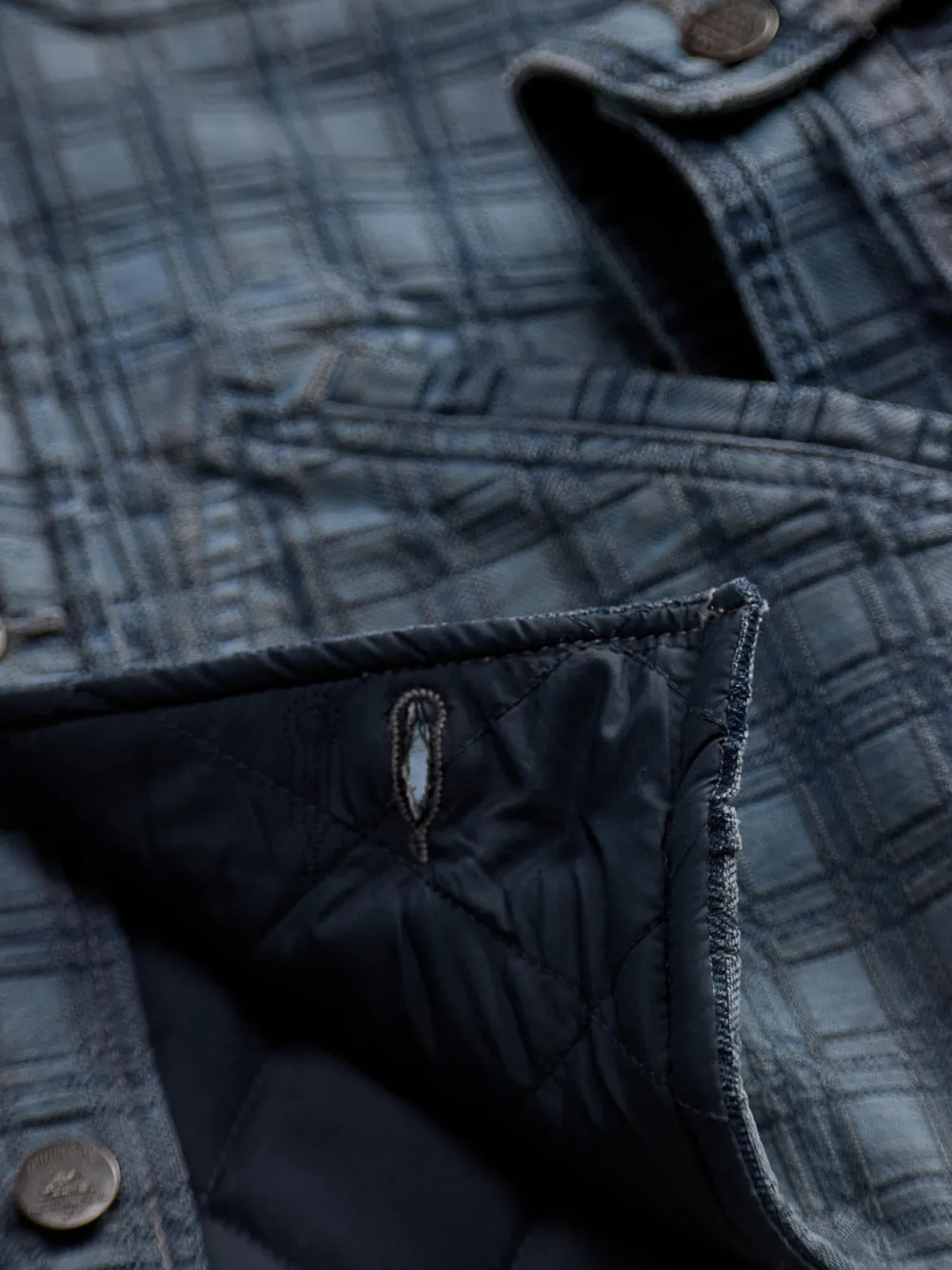 Ralph Lauren RRL Geruit shirtjack Blauw
