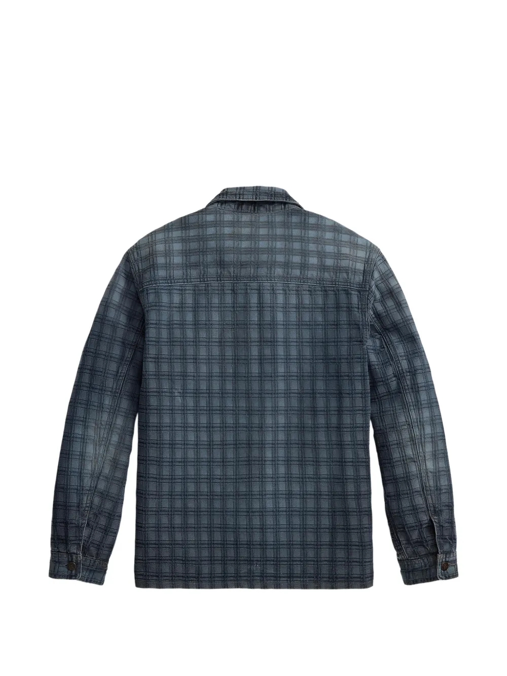 Ralph Lauren RRL Geruit shirtjack Blauw