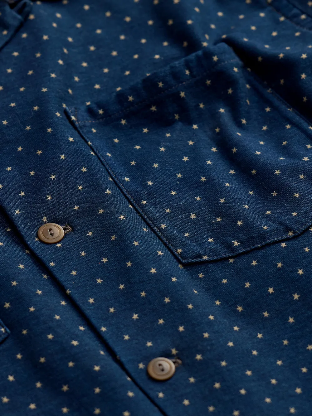 Ralph Lauren RRL Overhemd met sterrenprint Blauw