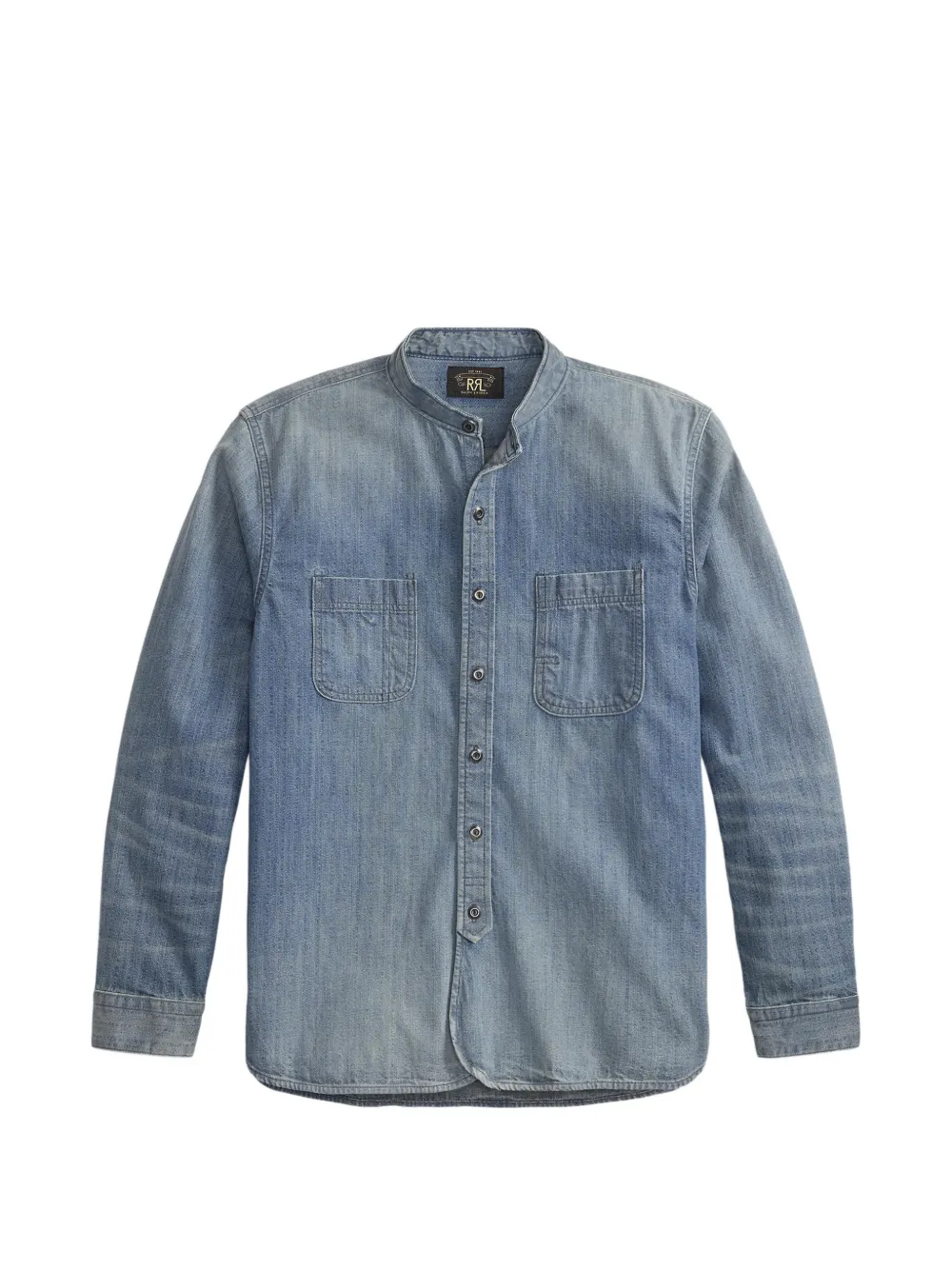 Ralph Lauren RRL Camicia con colletto alla coreana - Blu