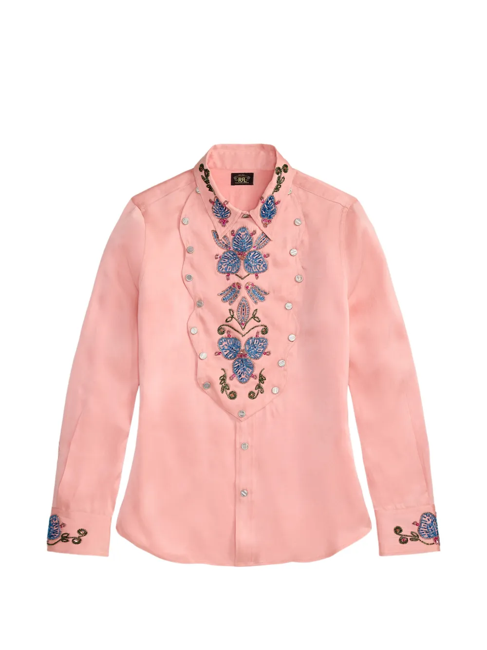 Ralph Lauren RRL Verziertes Hemd - Rosa