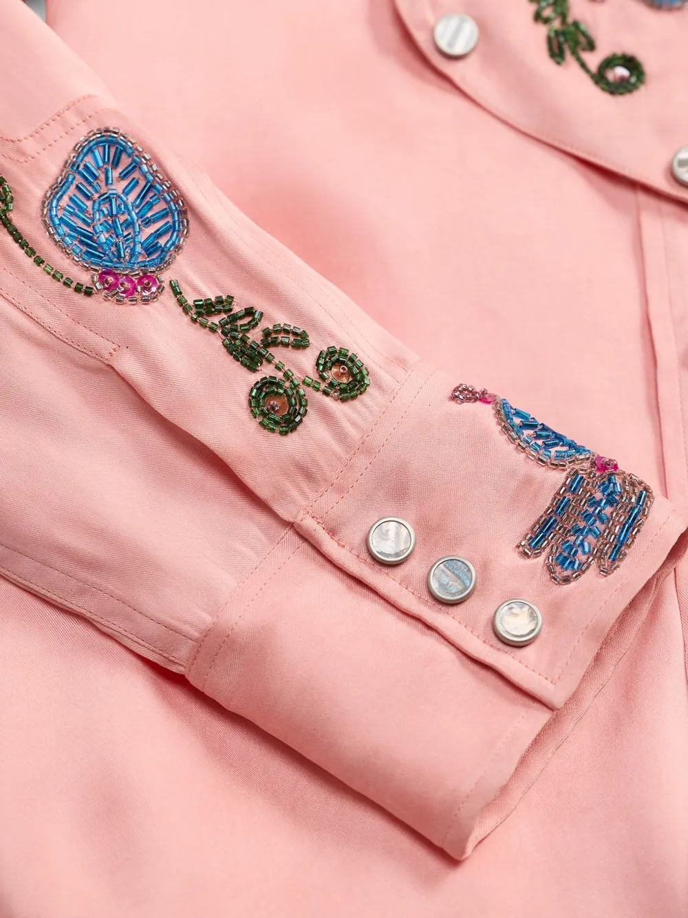 Ralph Lauren RRL Verfraaid shirt Roze