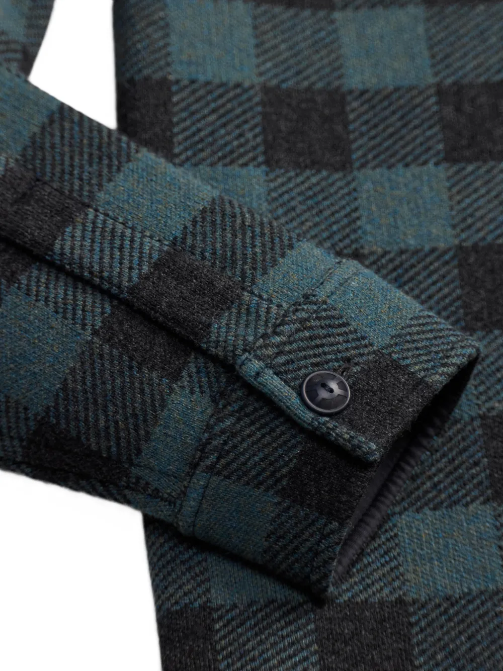 Ralph Lauren RRL Geruit button-down shirtjack Blauw