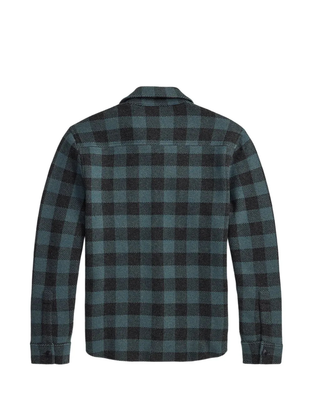 Ralph Lauren RRL Geruit button-down shirtjack Blauw