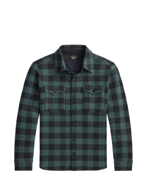 Ralph Lauren RRL check-pattern button-down shirt jacket