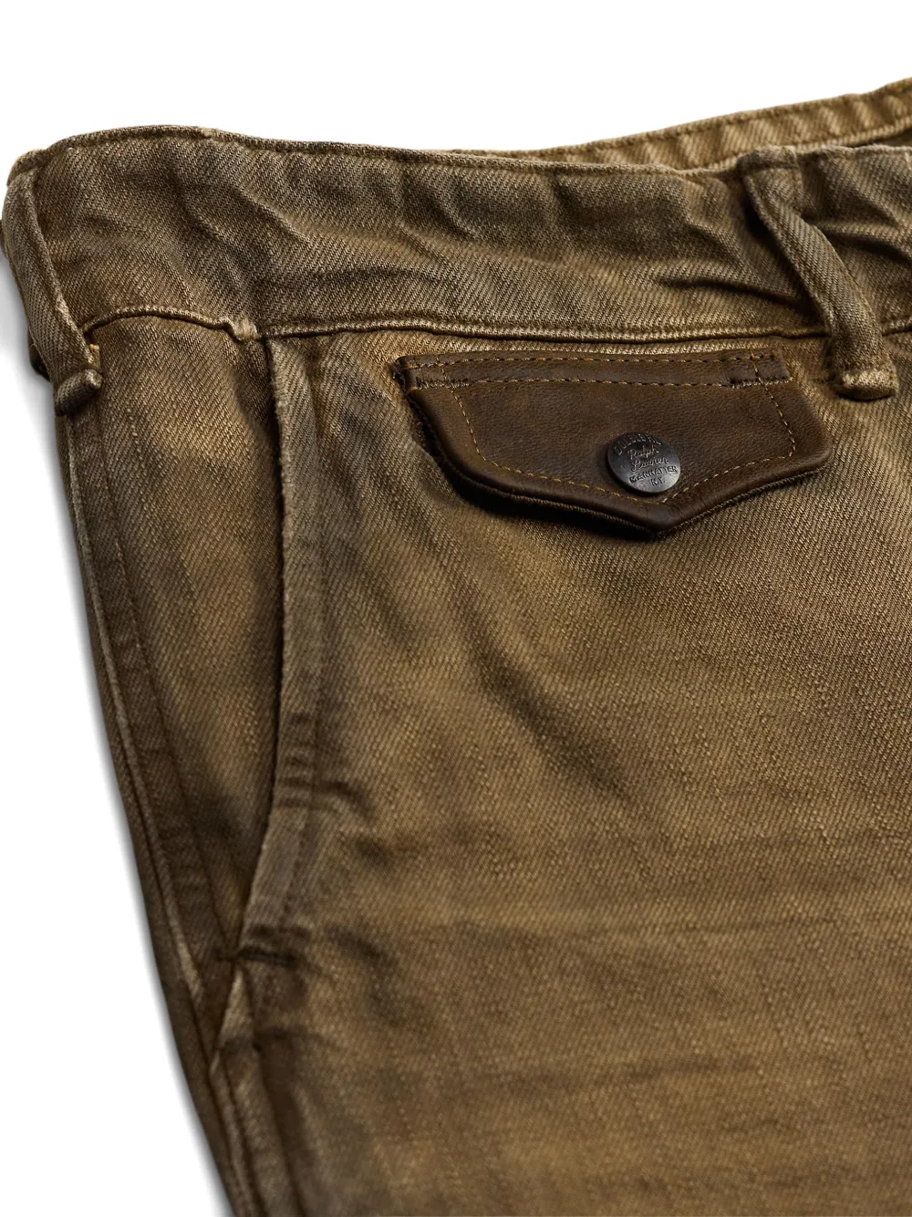 Ralph Lauren RRL Jeans met trekkoord Bruin