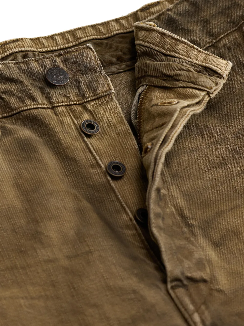 Ralph Lauren RRL Jeans met trekkoord Bruin