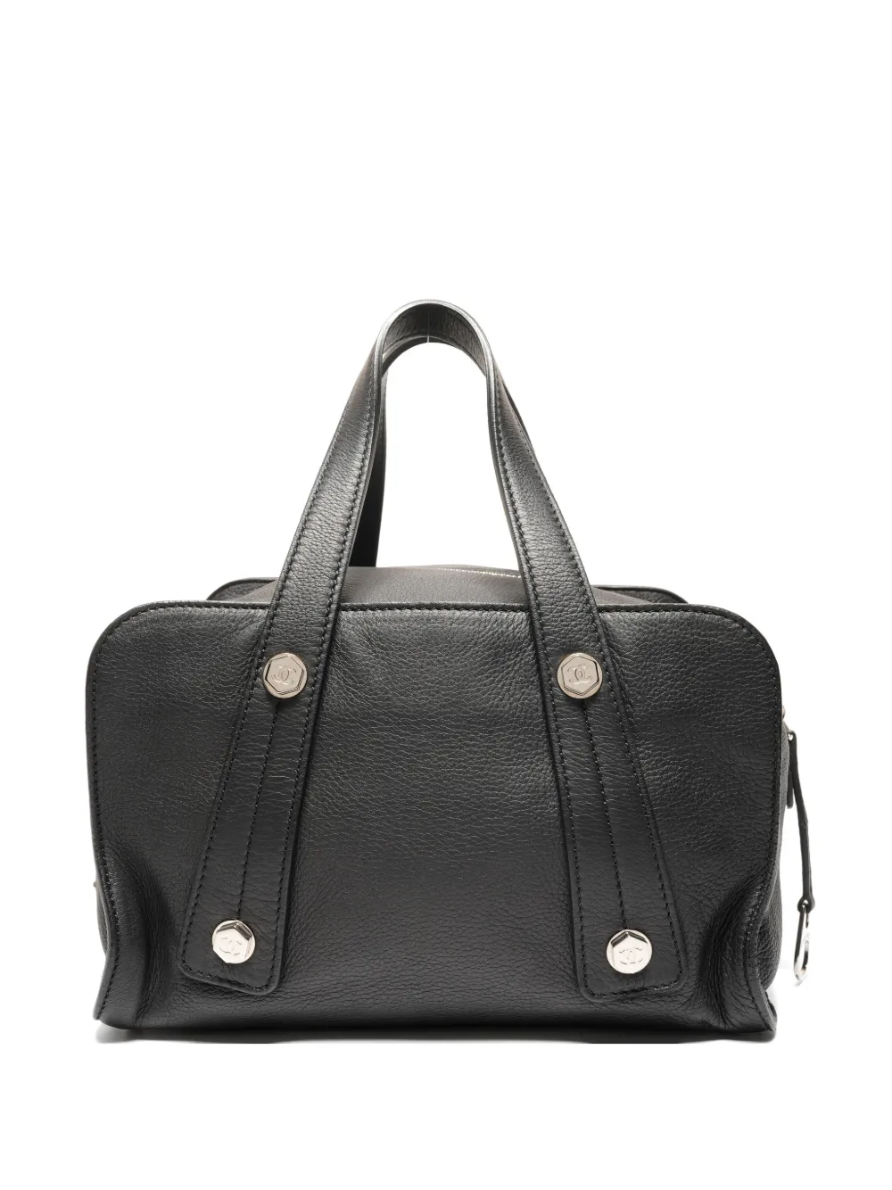 CHANEL Pre-Owned 2005-2006 Bolt top-handle leather handbag - Nero