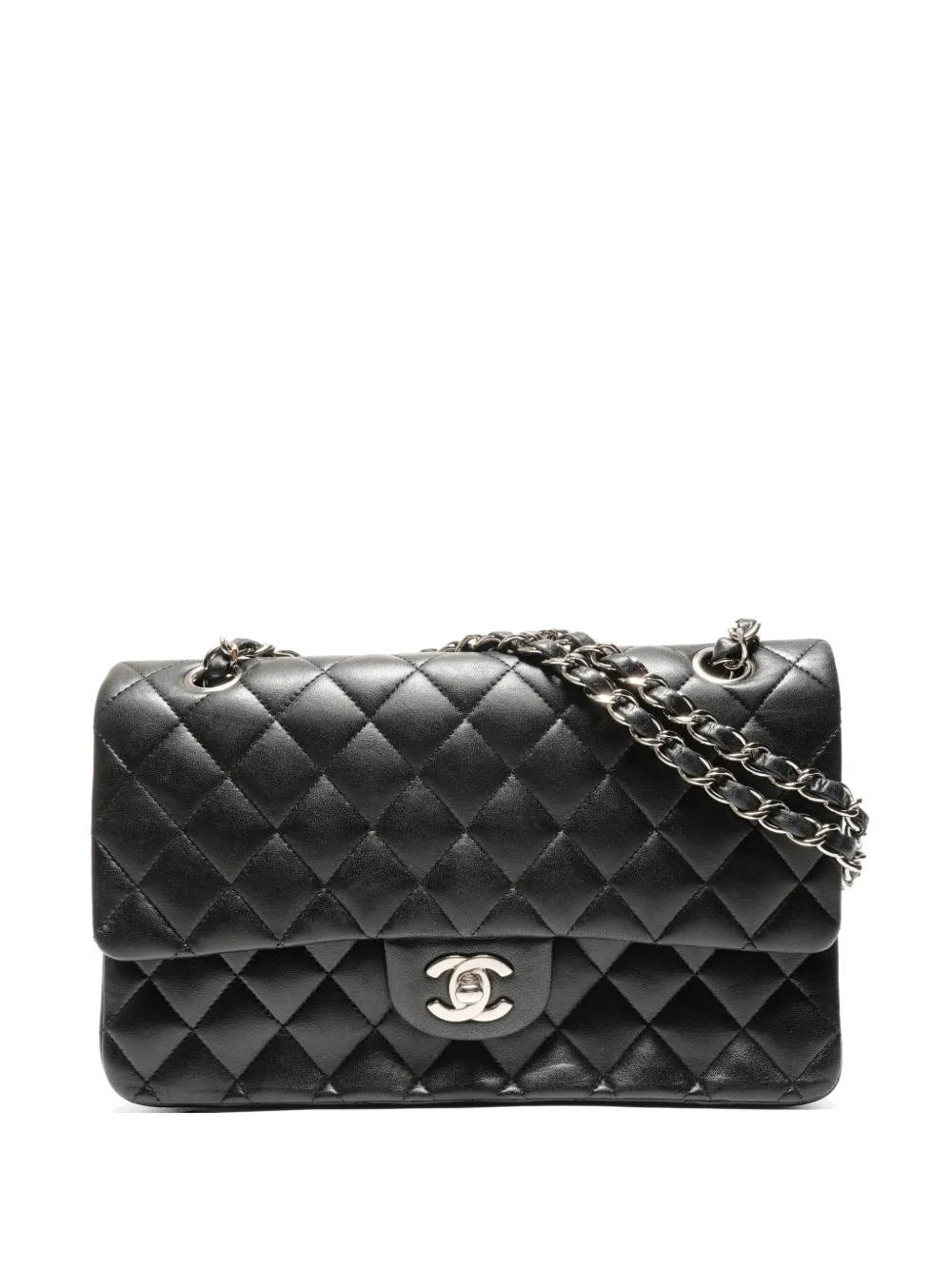 CHANEL Pre-Owned 2007-2008 Classic Double Flap chain quilted shoulder bag - Nero