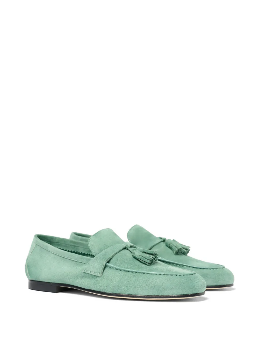 Scarosso Luisa loafers met kwastje Groen