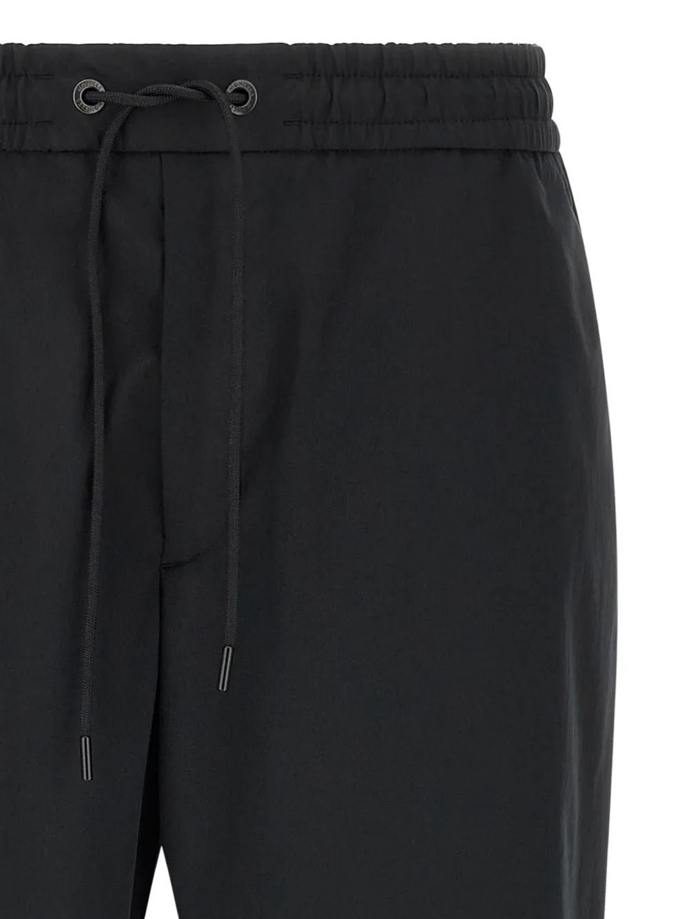  Moncler Grosgrain Tape Trousers - Black 