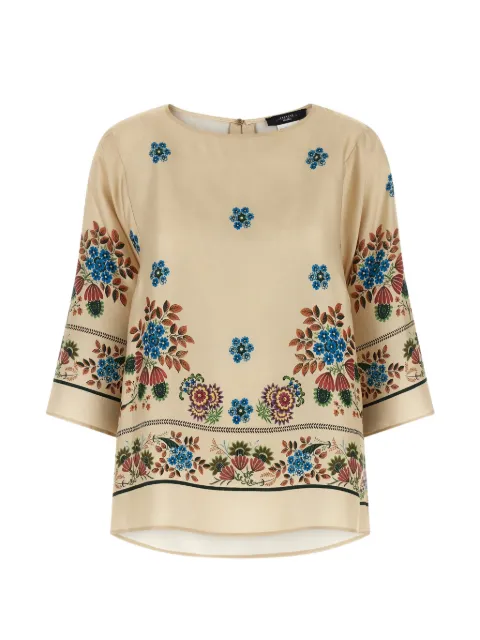 Weekend Max Mara blusa con motivo 