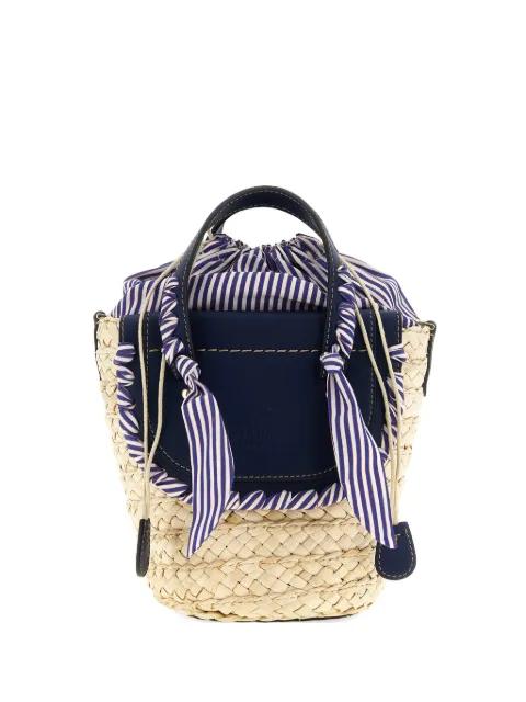 CUBA LAB x San Pa 'Habanera woven leather bucket bag