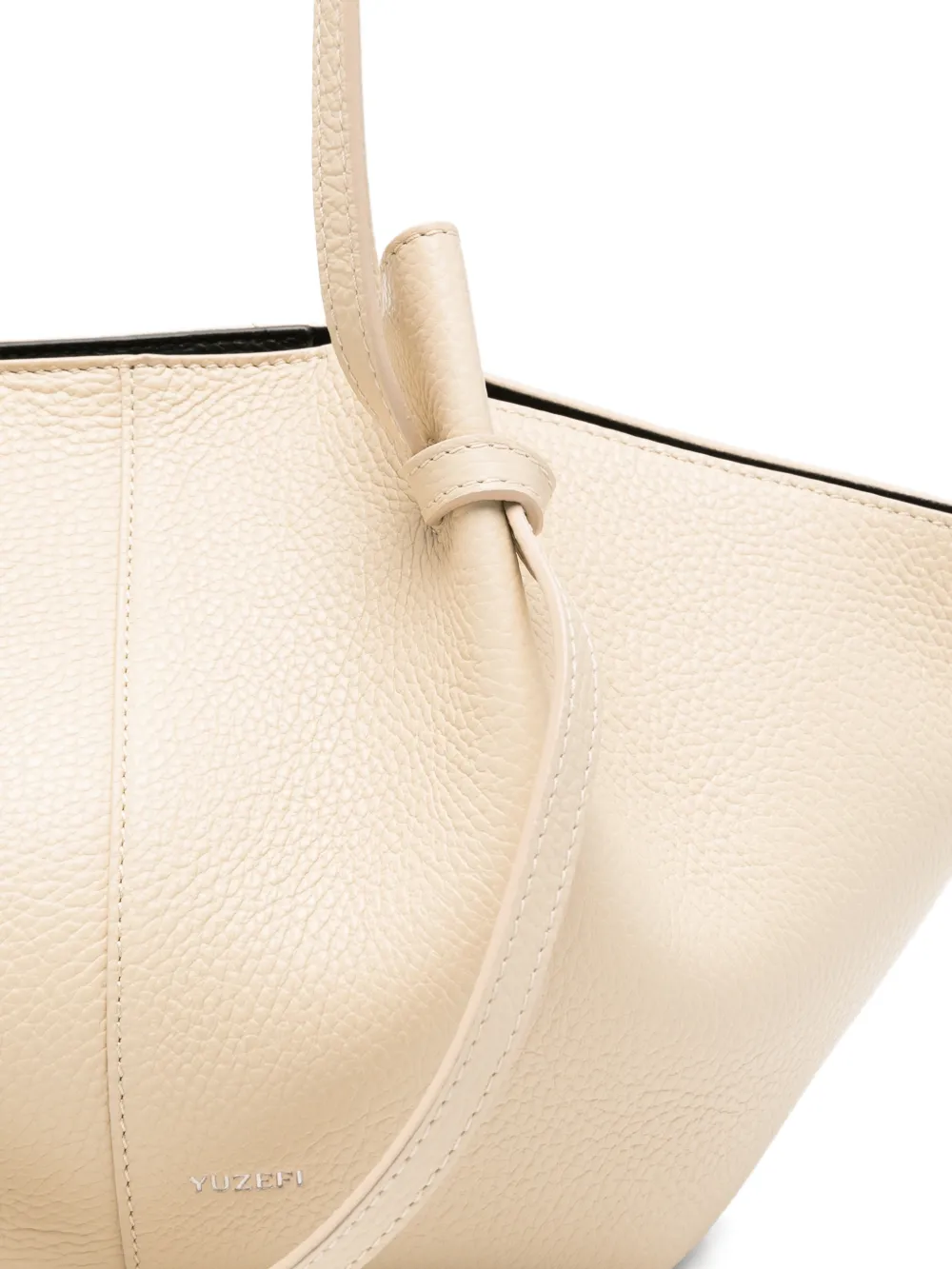 Yuzefi Mochi shopper met geknoopt detail Beige