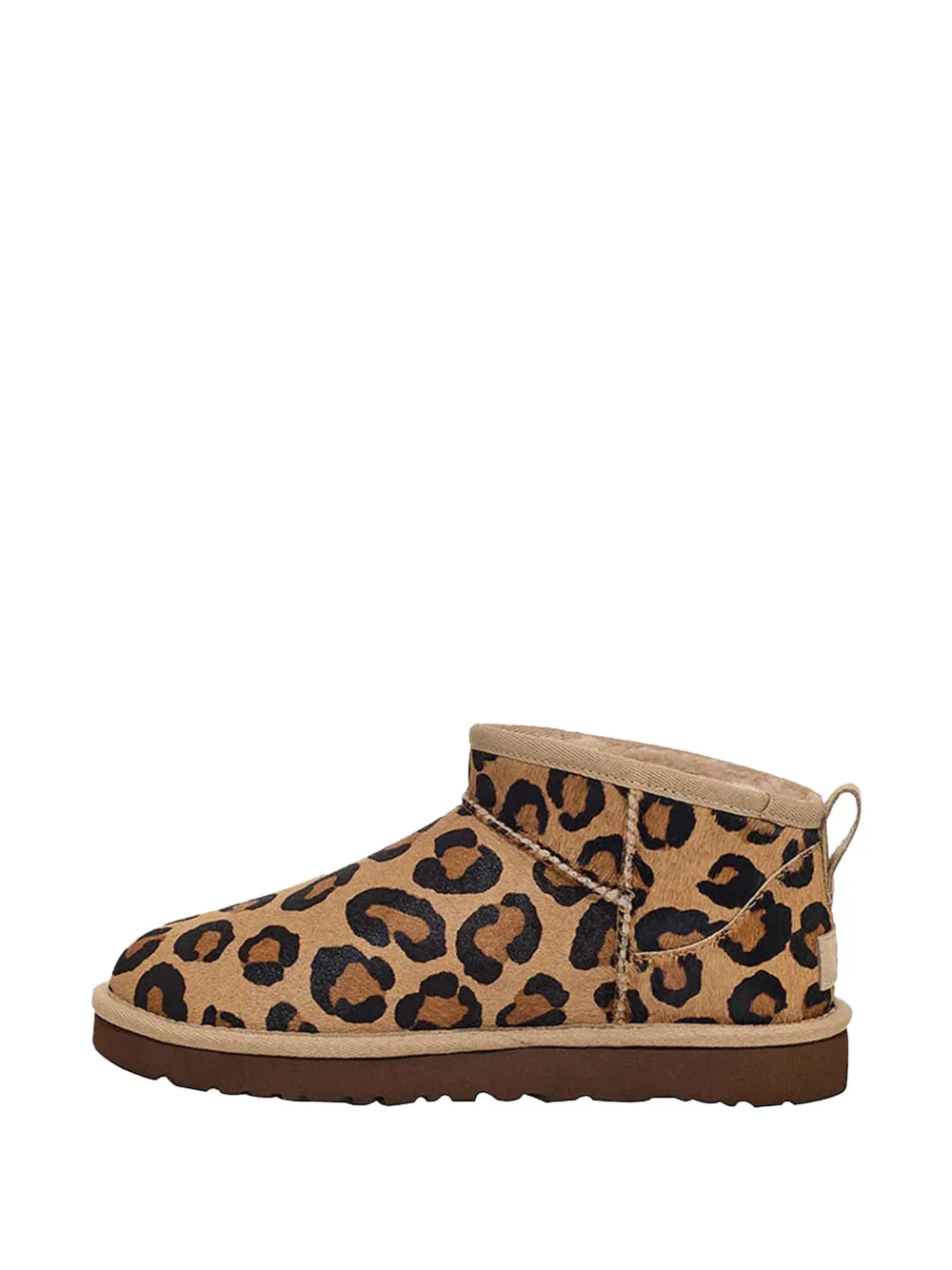 UGG leopard-print ankle boots Beige