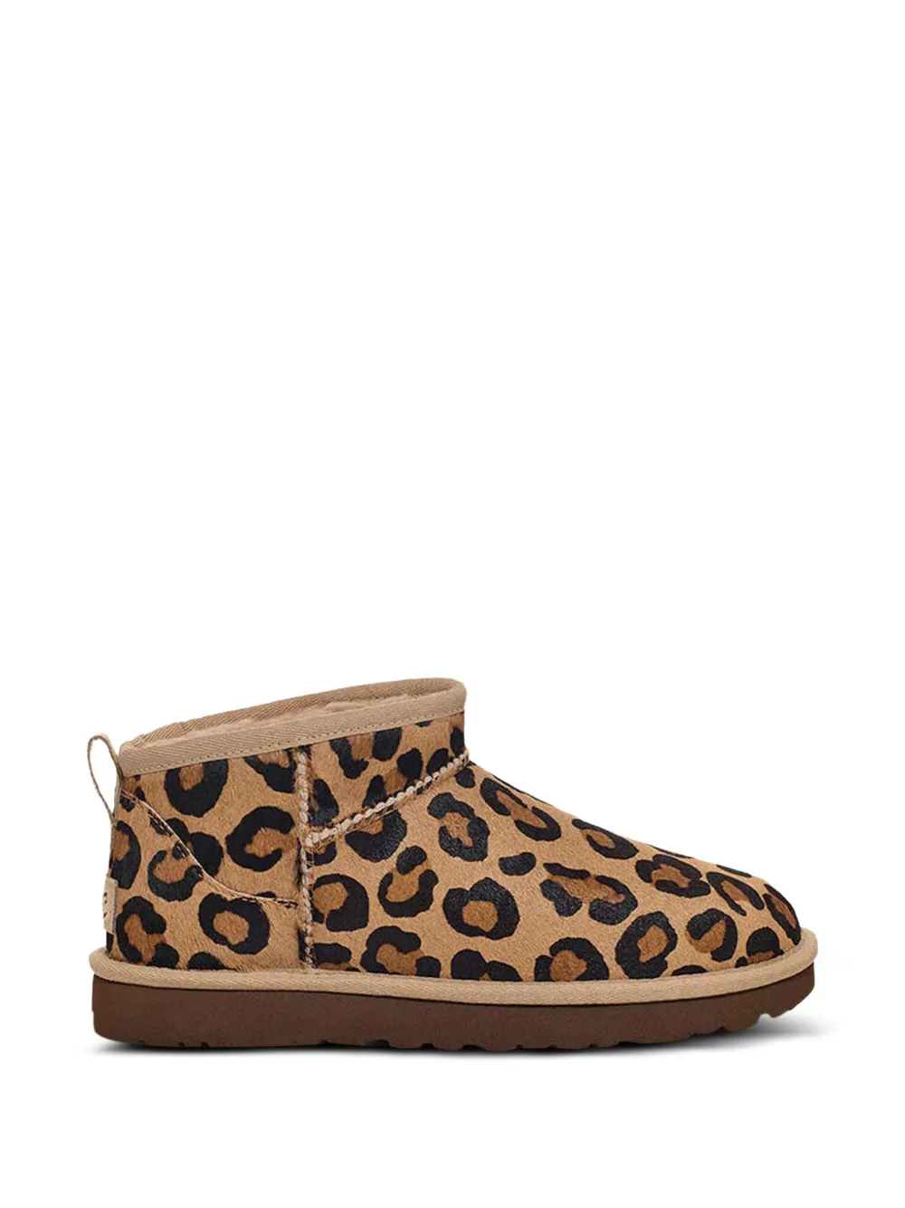 UGG leopard-print ankle boots Beige