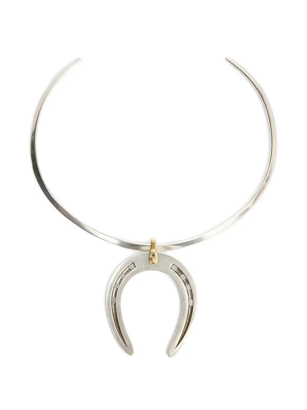 ISABEL MARANT Choker con pendente ferro di cavallo - Argento