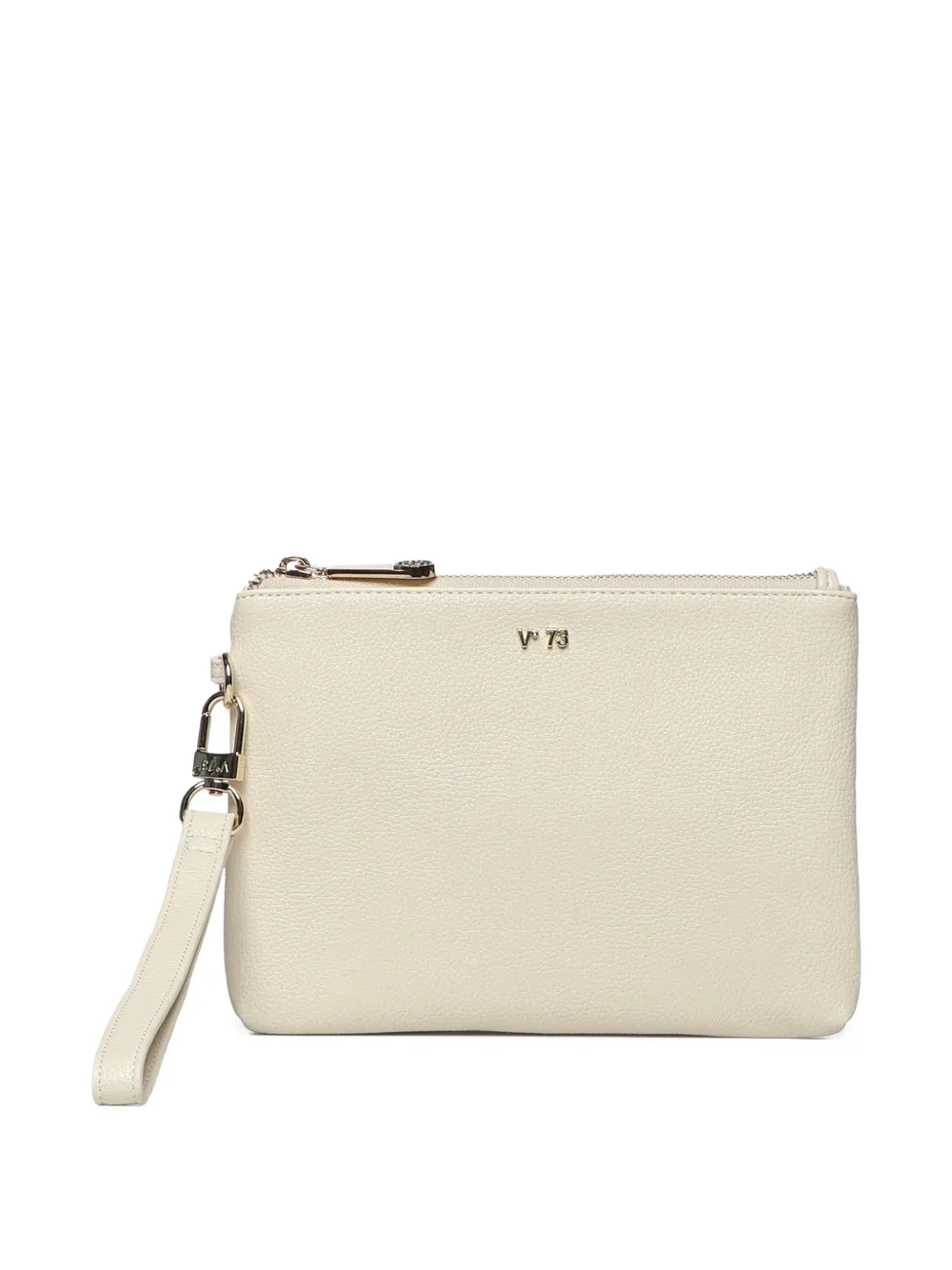 V°73 Clutch Keira con zip - Toni neutri