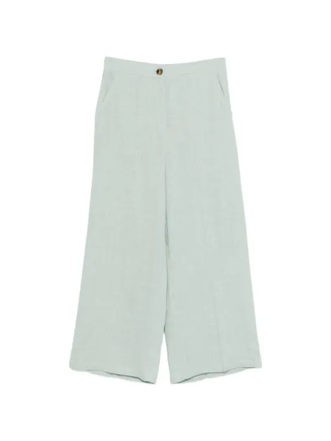 EMME Clava button palazzo pants