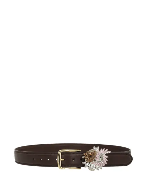 August Barron flower-motif belt