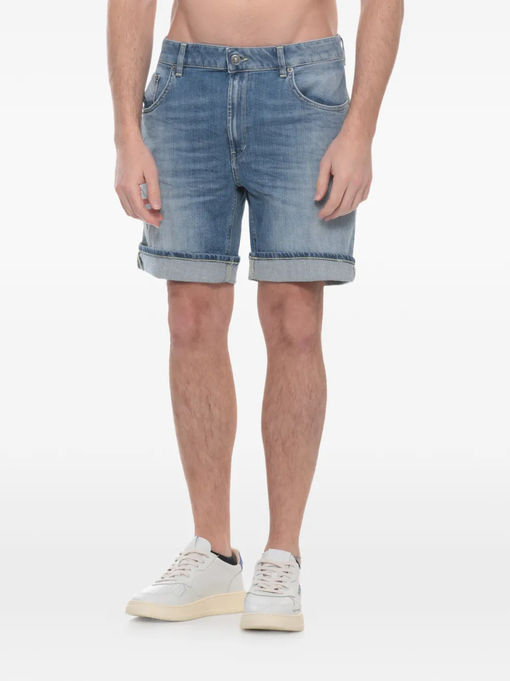  Dondup Five-pocket Denim Shorts - Blue 