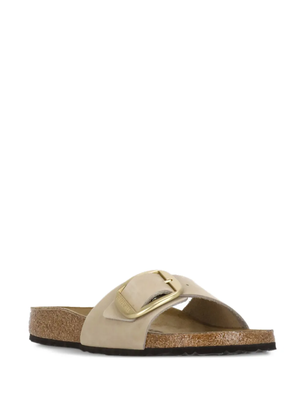 Birkenstock Madrid sandalen met gesp Beige