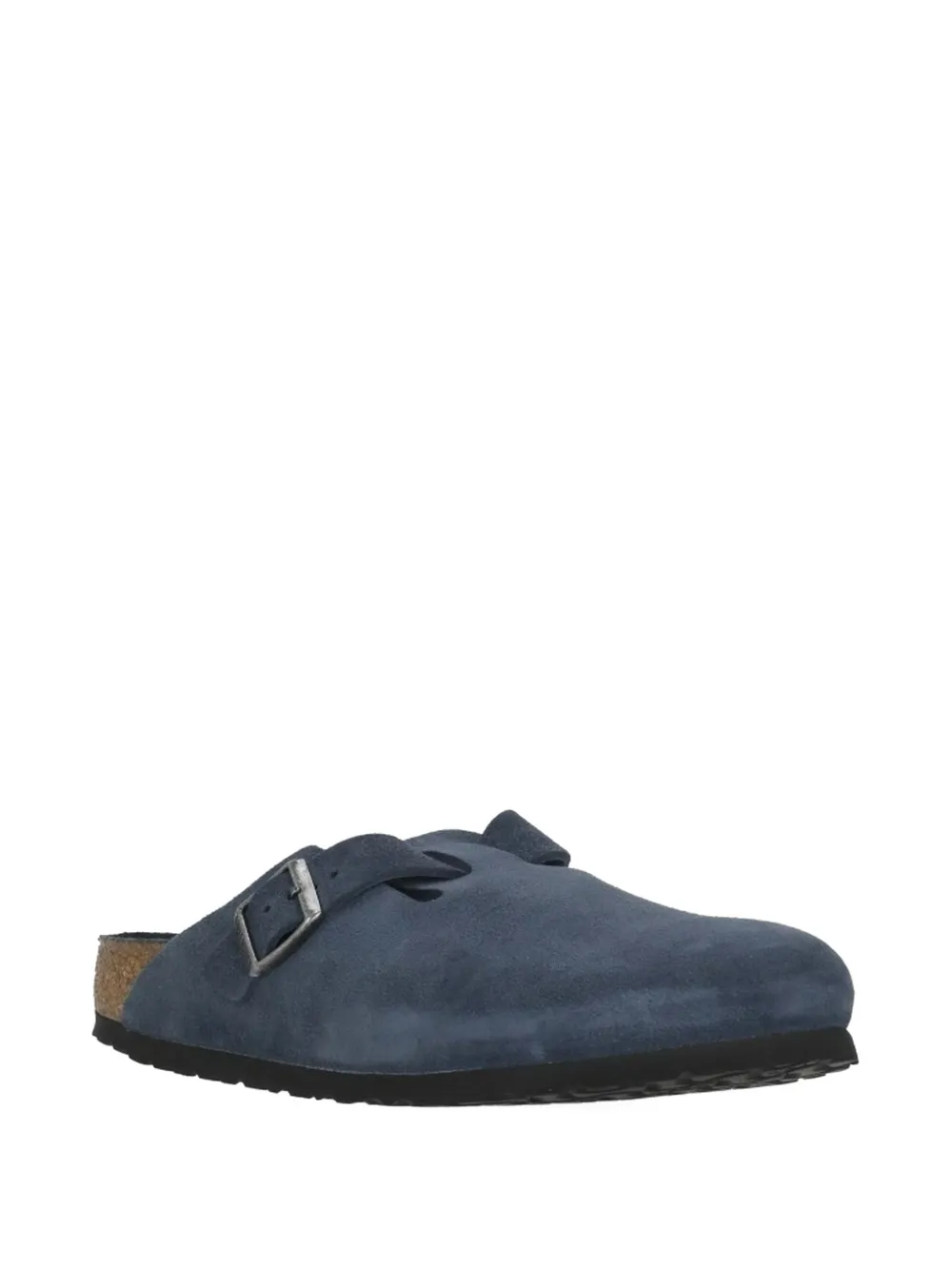 Birkenstock Boston muiltjes met gespdetail Blauw