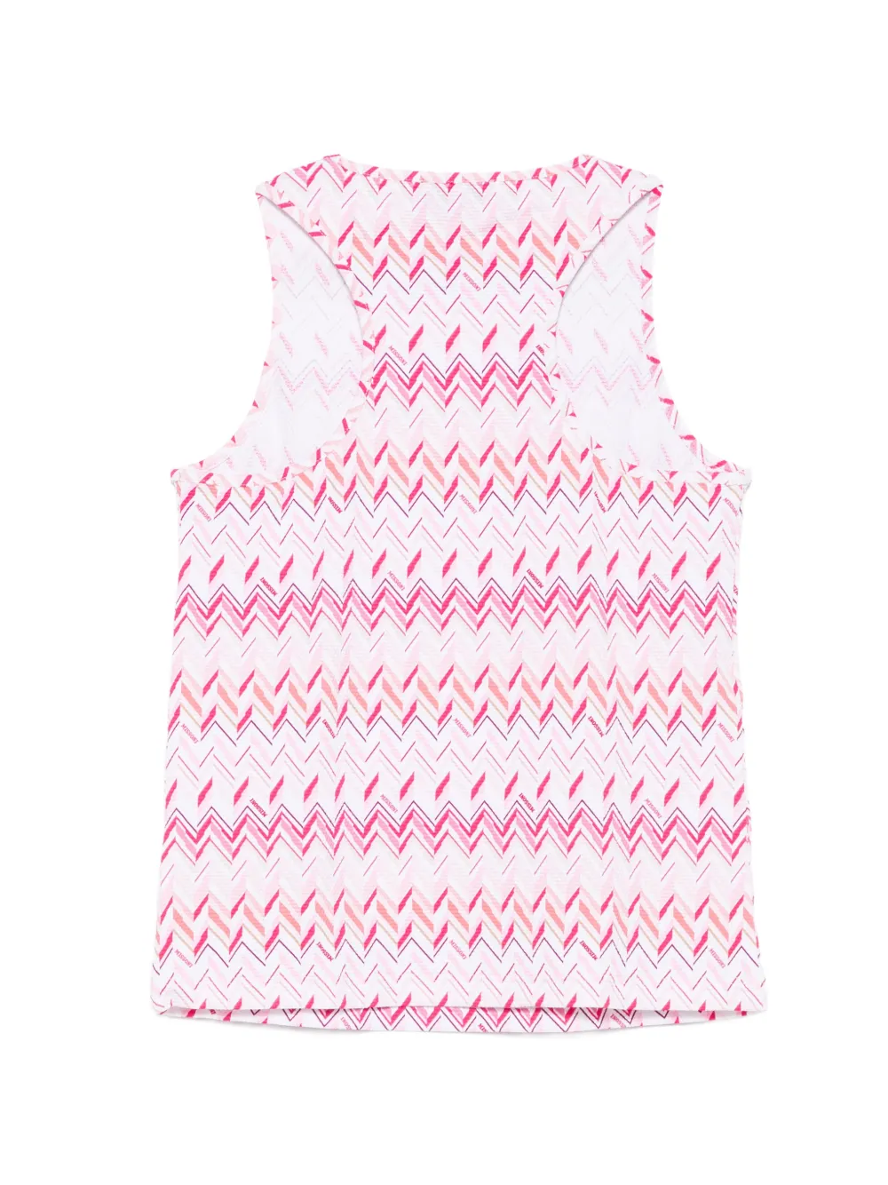 Missoni Kids Top met chevron patroon Roze