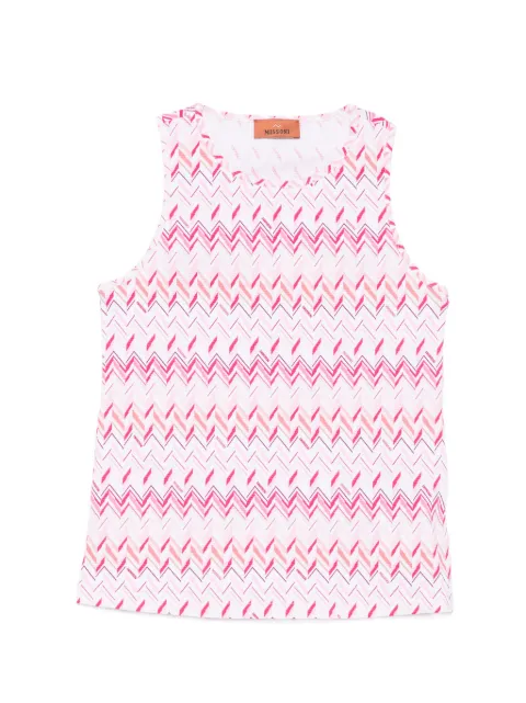 Missoni Kids chevron-pattern top
