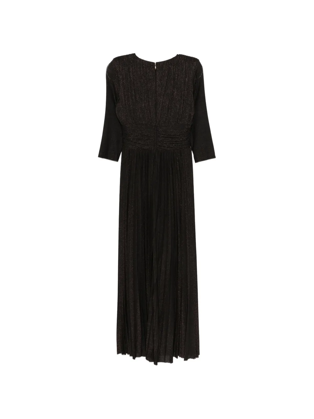 zara black lace pleated dress Zara Black Lace Pleated Dress